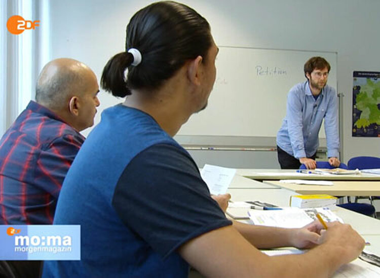 „Integration und Arbeit für Flüchtlinge“: ZDF berichtet über Euro-Schulen „Integration und Arbeit für Flüchtlinge“: ZDF berichtet über Euro-Schulen