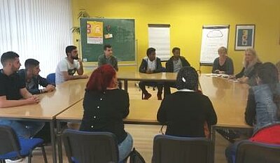 Jugendintegrationskurs zu Gast beim JMD Viersen Jugendintegrationskurs zu Gast beim JMD Viersen