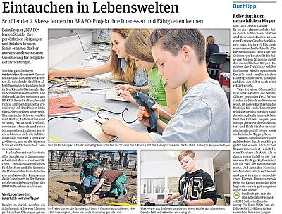 Volksstimme veröffentlicht Artikel über das BRAFO-Projekt Volksstimme veröffentlicht Artikel über das BRAFO-Projekt
