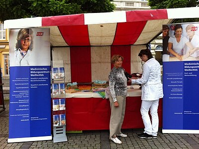 Beim 8. Tag der Gesundheit in Naumburg dabei Beim 8. Tag der Gesundheit in Naumburg dabei