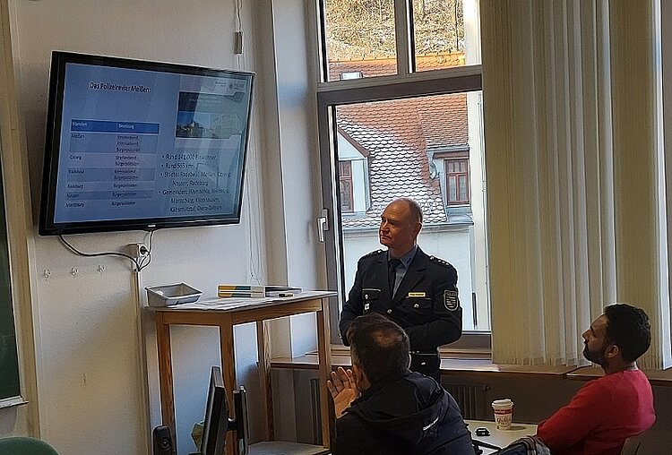 Meißner Polizeichef zu Gast bei den Euro-Schulen Meißner Polizeichef zu Gast bei den Euro-Schulen