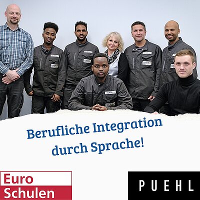 Integration: Erfolgreiche Zusammenarbeit zwischen den Euro-Schulen Westfalen und PUEHL Integration: Erfolgreiche Zusammenarbeit zwischen den Euro-Schulen Westfalen und PUEHL