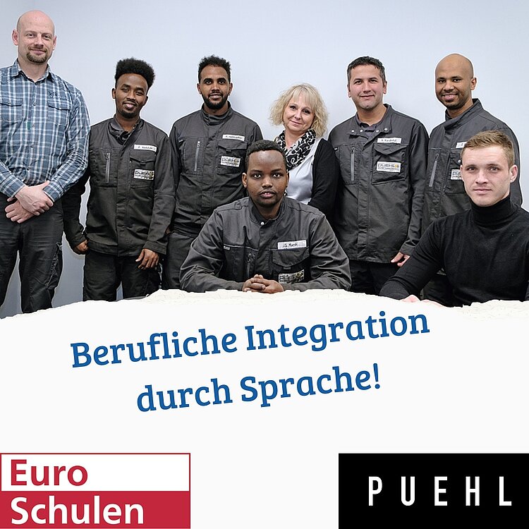 Integration: Erfolgreiche Zusammenarbeit zwischen den Euro-Schulen Westfalen und PUEHL Integration: Erfolgreiche Zusammenarbeit zwischen den Euro-Schulen Westfalen und PUEHL