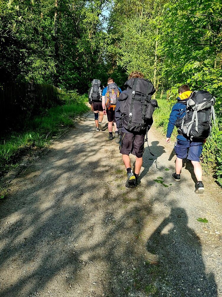 Geschafft: 100 Kilometer Pilgertour