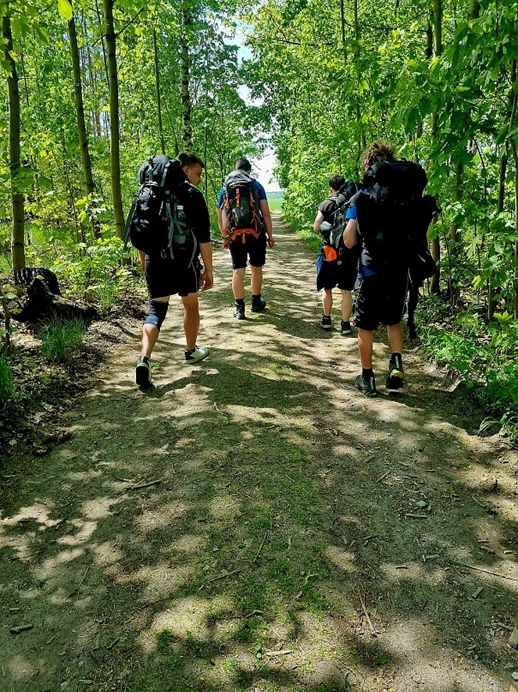 Geschafft: 100 Kilometer Pilgertour