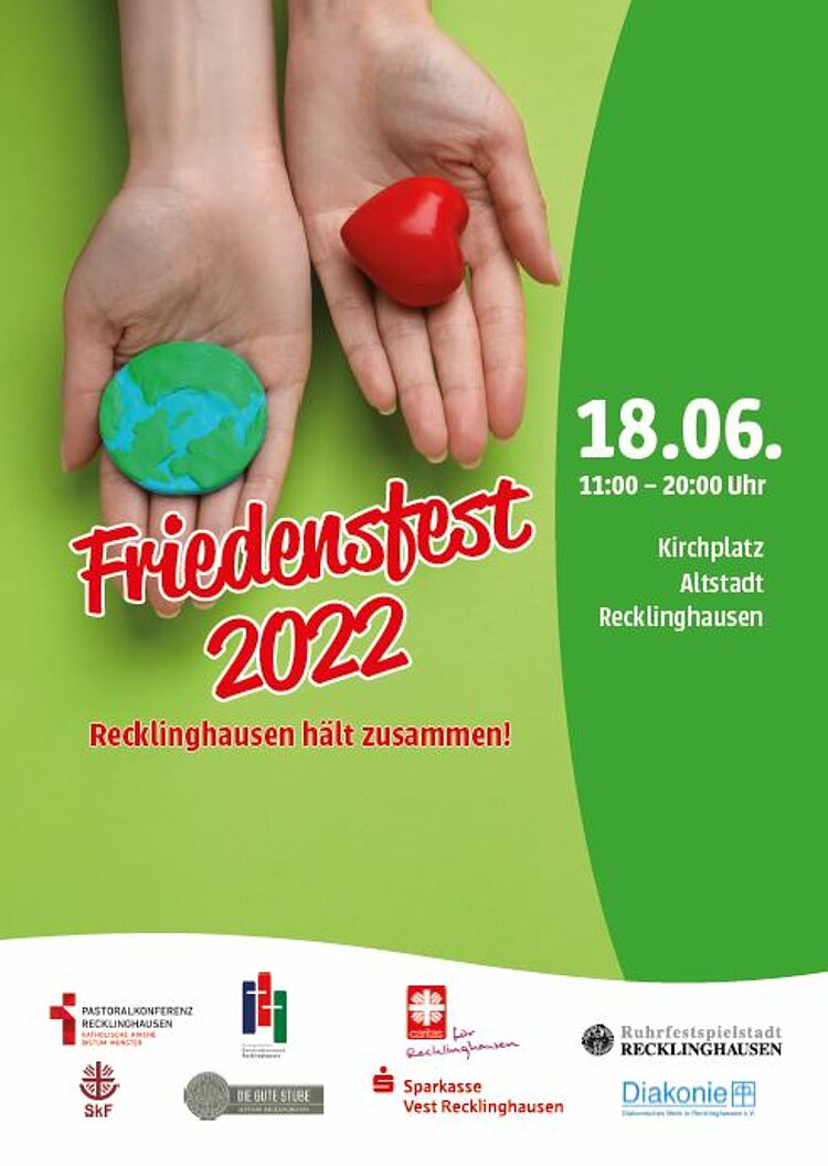 Die Euro-Schulen auf dem Friedensfest in Recklinghausen Die Euro-Schulen auf dem Friedensfest in Recklinghausen