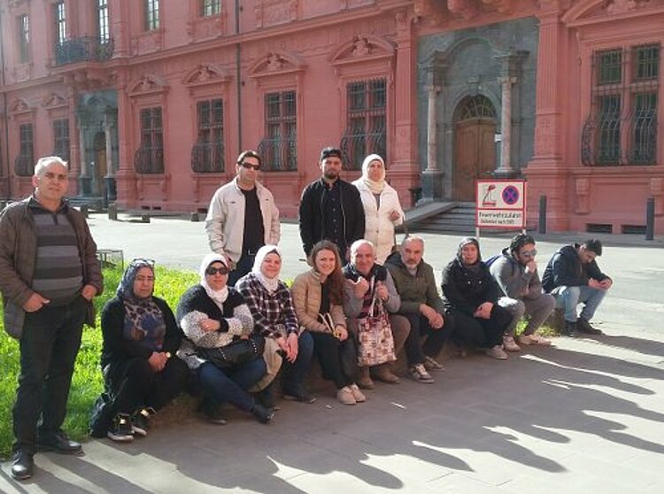 Exkursion des Integrationskurses durch Mainz
