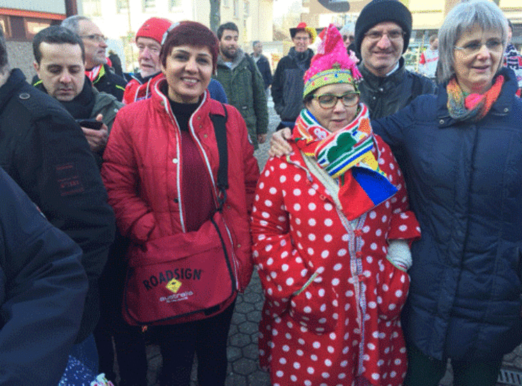 Kaller Integrationskurs beim Karneval Kaller Integrationskurs beim Karneval