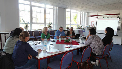 Vor-Ort-Besuch des inhaltlich-fachlich begleitenden Projektes der Arbeitsmarktmentoren Vor-Ort-Besuch des inhaltlich-fachlich begleitenden Projektes der Arbeitsmarktmentoren
