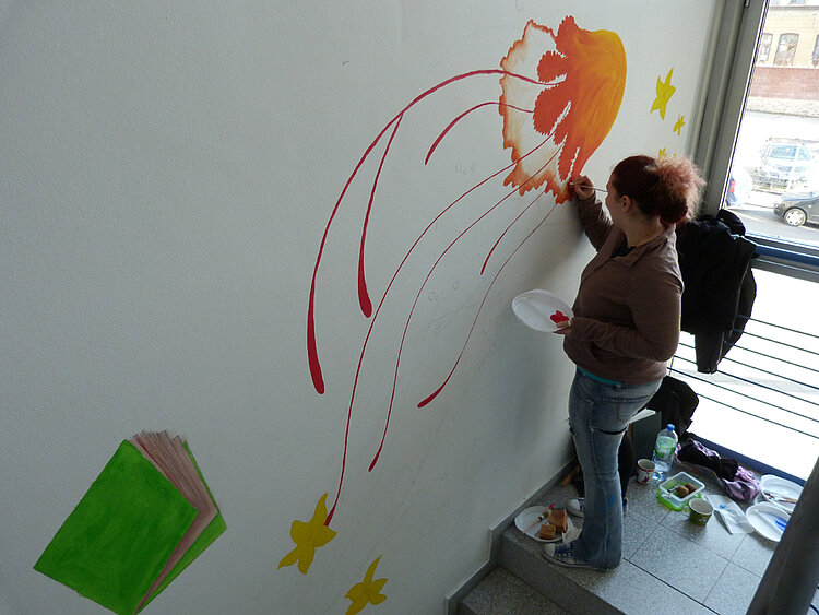 Kreatives Kunstprojekt
