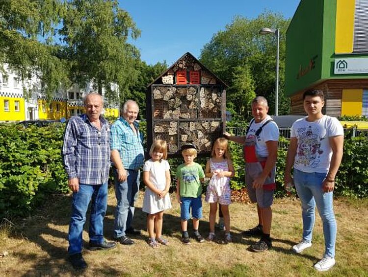 Ein Insektenhotel für die Kindertagesstätte