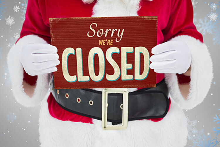 Eingeschränkte Öffnungszeiten in den Weihnachtsferien Eingeschränkte Öffnungszeiten in den Weihnachtsferien
