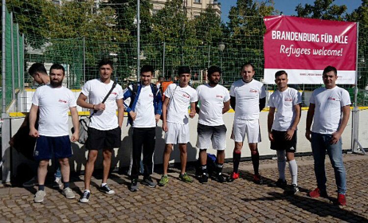 Turniersieg für "United Potsdam" auf dem Toleranzfest Turniersieg für "United Potsdam" auf dem Toleranzfest