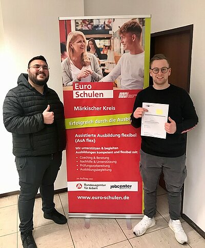 Erfolgreich die Ausbildung abgeschlossen