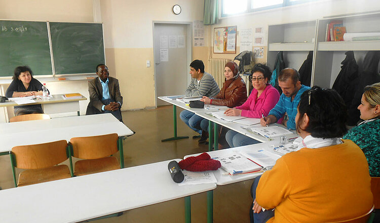 Hoher Besuch in unserem Elternintegrationskurs Hoher Besuch in unserem Elternintegrationskurs