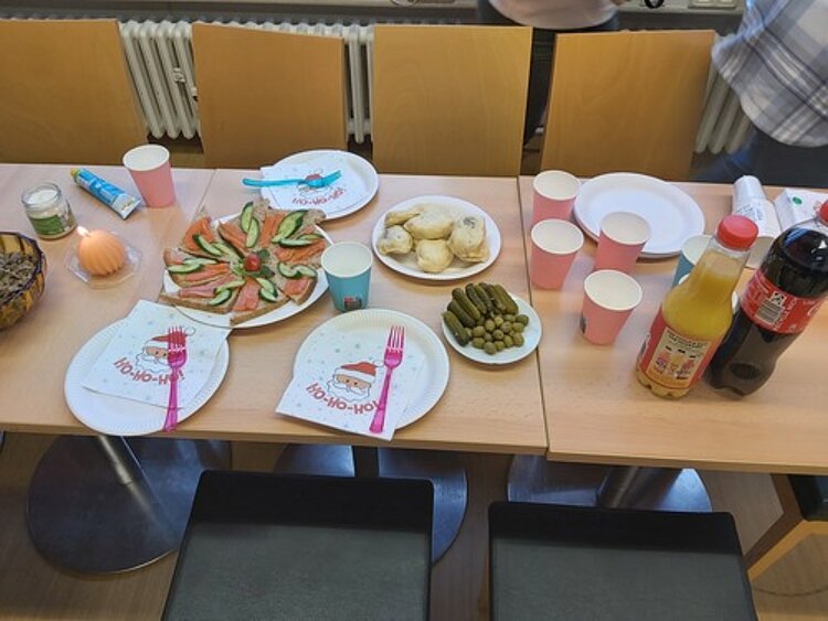 Internationale Weihnachten im Integrationskurs