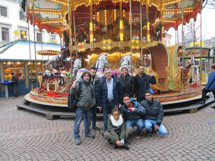 Einstiegskursteilnehmer besuchten Weihnachtsmarkt Einstiegskursteilnehmer besuchten Weihnachtsmarkt