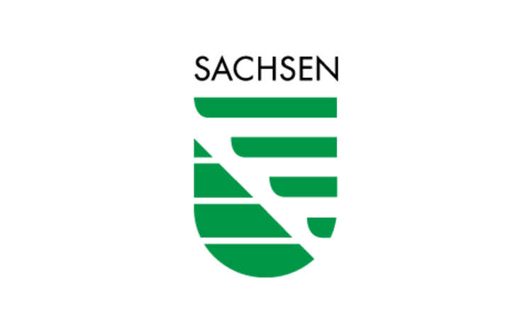 Archäologie hautnah erleben Sachsen Logo in Grün