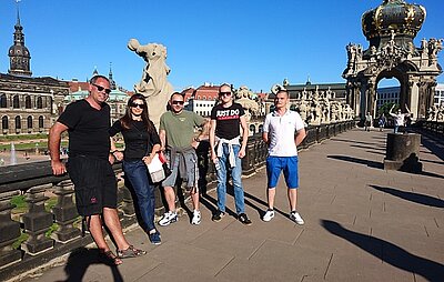 Bulgarische Auszubildende zu Gast in Dresden Bulgarische Auszubildende zu Gast in Dresden