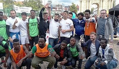 Turniersieg für "United Potsdam" auf dem Toleranzfest Turniersieg für "United Potsdam" auf dem Toleranzfest