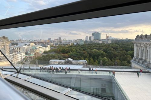 Höhepunkt des Ausflugs: Die Reichstagskuppel-2