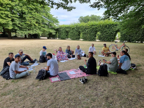 Outdoor-Unterricht im Trierer Palastgarten-3