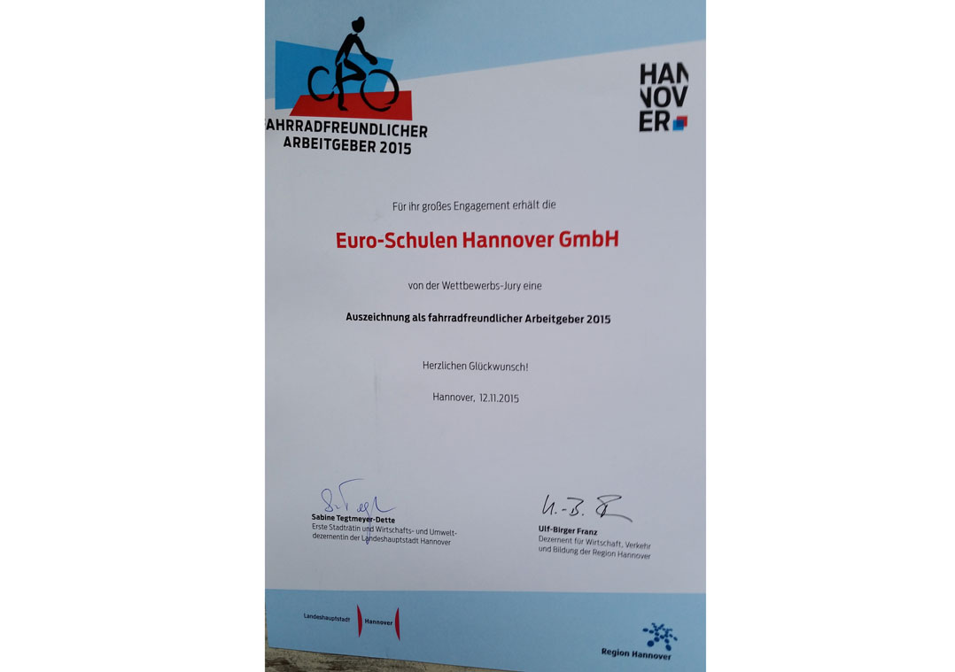 Fahrradfreundlicher Arbeitgeber 2015 Fahrradfreundlicher Arbeitgeber 2015-3