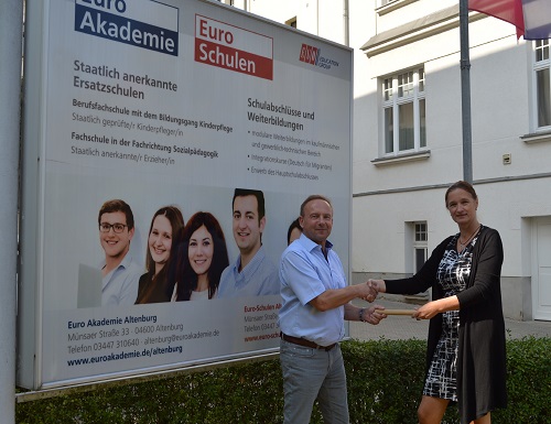  Staffelübergabe an den Euro-Schulen Altenburg-1