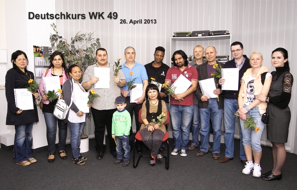 Wege zur Integration: Erfolgreicher Abschluss von Deutschkurs WK49-1