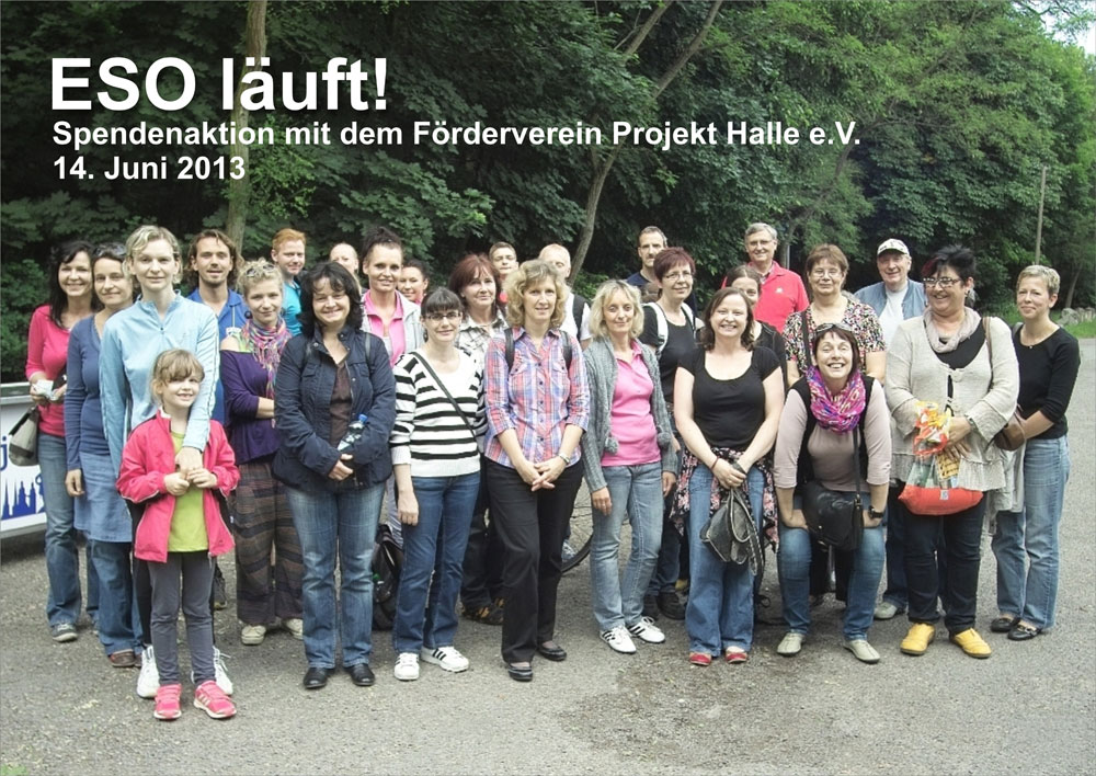 „ESO läuft!“– Spendenaktion mit dem Förderverein Projekte Halle e.V. „ESO läuft!“– Spendenaktion mit dem Förderverein Projekte Halle e.V.-1